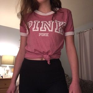VS pink tee